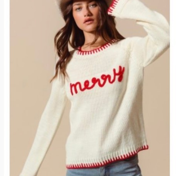 So Me “ Merry 2 “ So Me Merry Christmas Sweater 57A - Picture 4 of 6